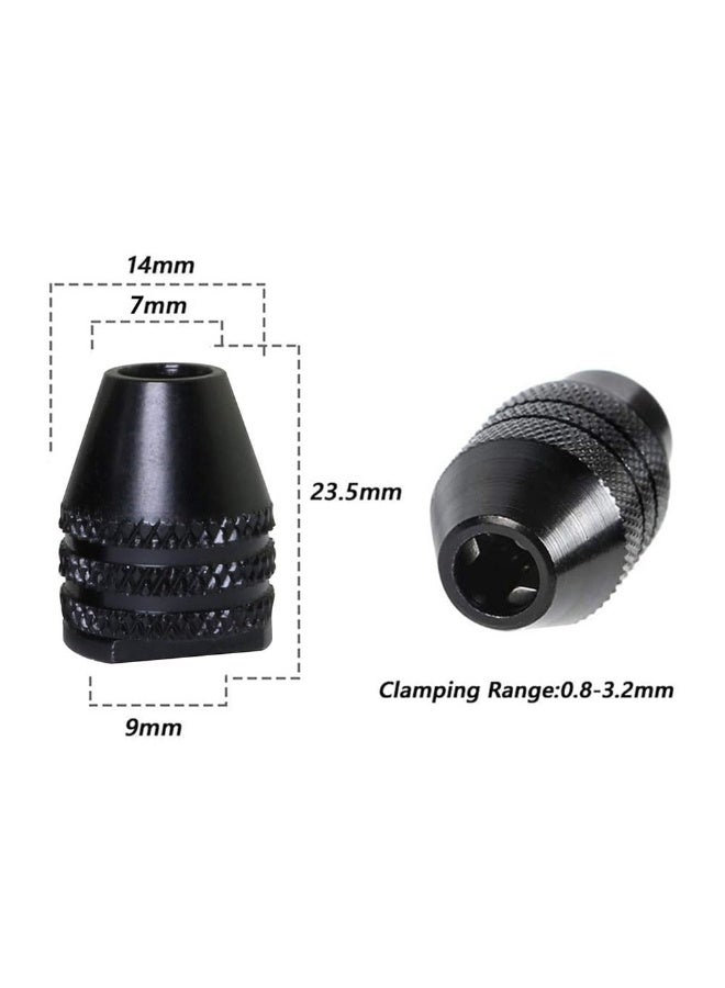 JZS Drill Chuck of Replacement Part for M.C 0.8-3.2mm Multi Keyless for Rotary Tools Keyless Drill Bit Chucks Adapter Converter Universal Chuck,1PCS,M8 - Image 2
