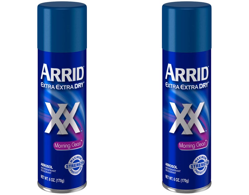 Arrid Deodorant 6 Ounce Aerosol XX Morning Clean (177ml) (2 Pack) - Image 1
