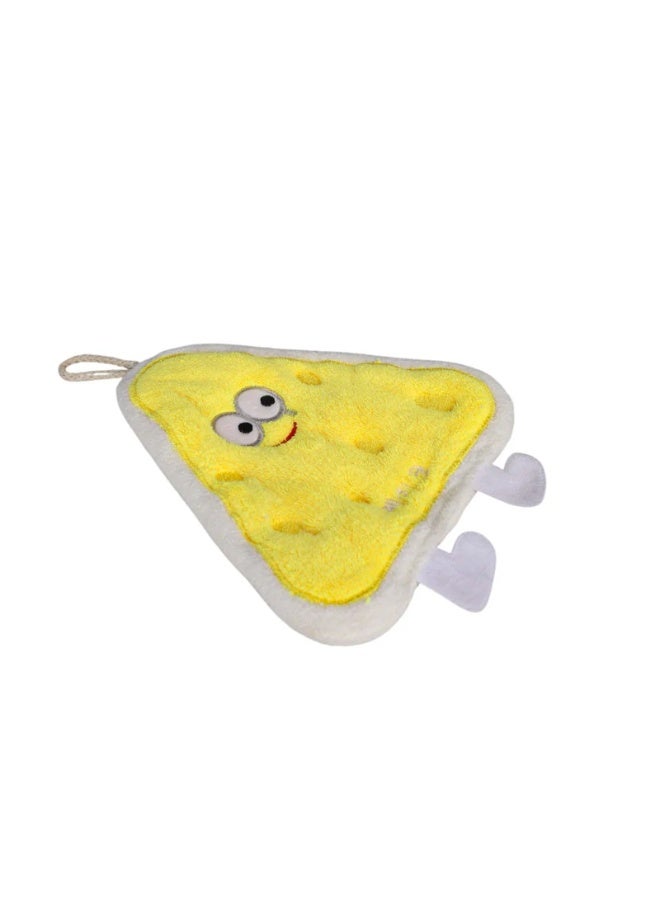Triangle Cheese-Shaped Multi-Purpose Cleaning Cloths – Soft Highly Absorbent Towels for Kitchen, Bathroom & Kids Use - Image 2