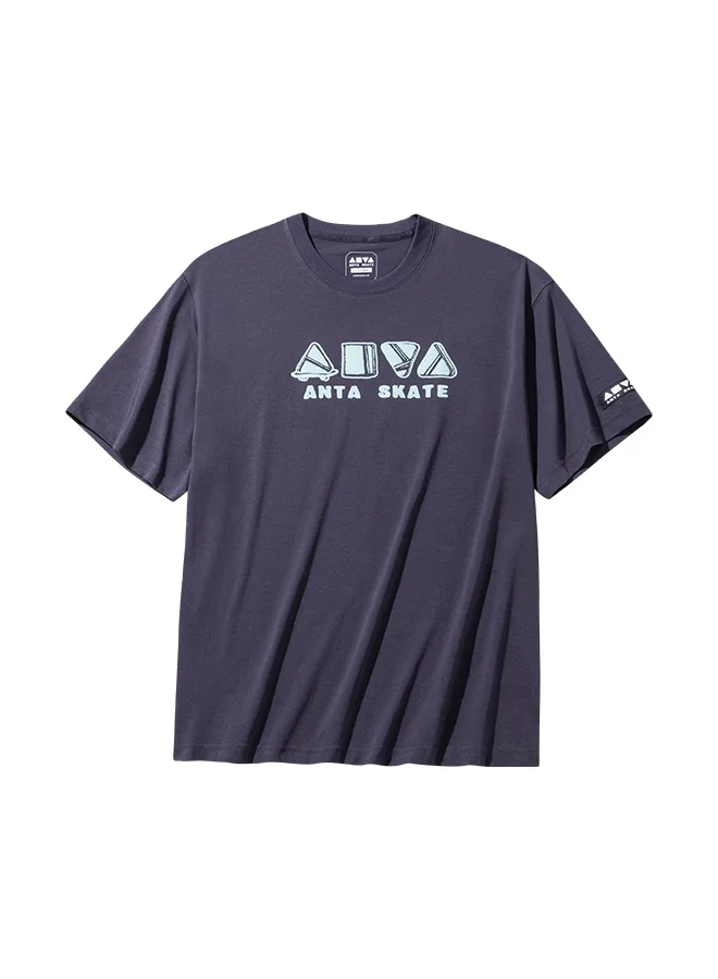 ANTA SKATE Men's Loose lifestyle Short Sleeve Tee