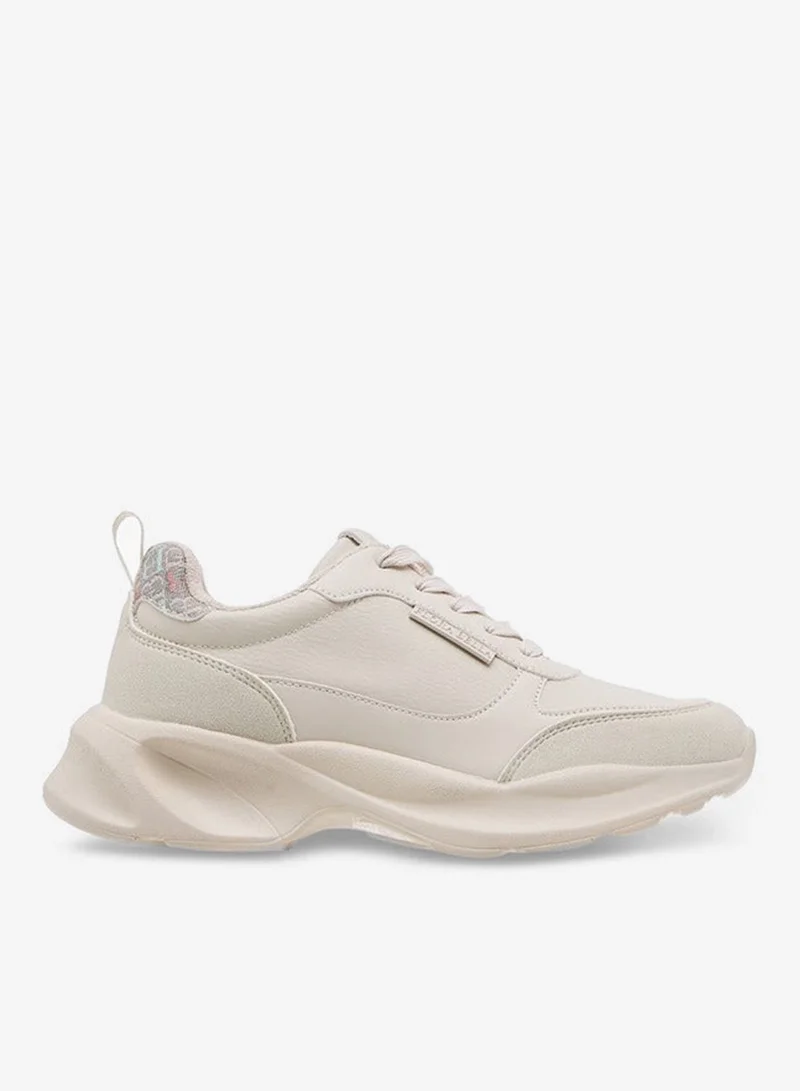 فلورا بيلا من شو إكسبرس سنيكرز نسائي بتفاصيل شعار وإغلاق برباط