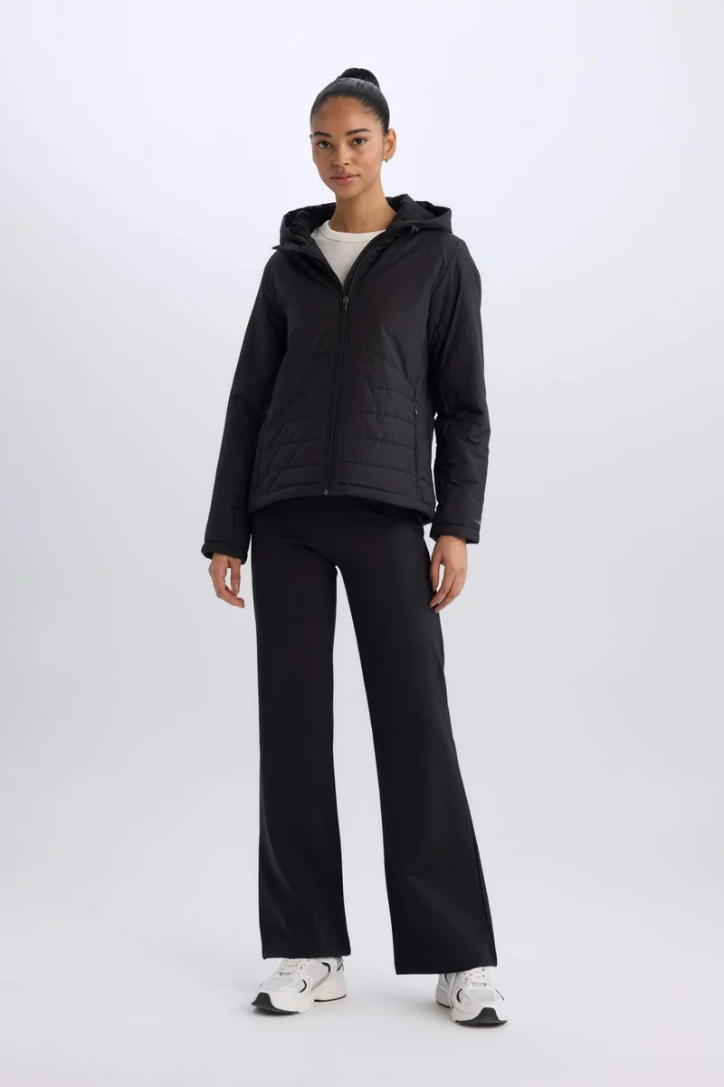 ديفاكتو DeFactoFit Regular Fit Hooded Zippered Waterproof Jacket