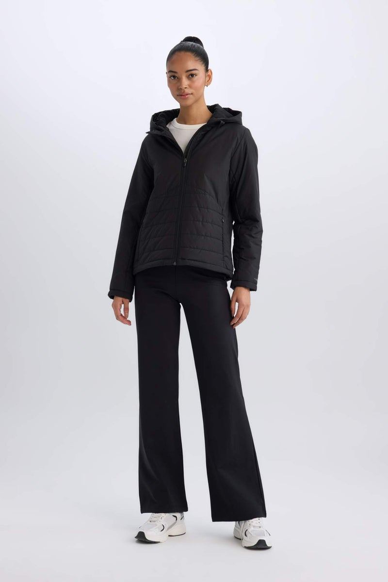 DeFactoFit Regular Fit Hooded Zippered Waterproof Jacket - Image 2
