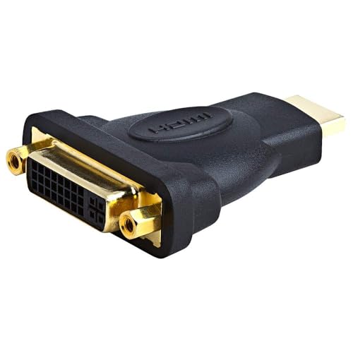 Cmple HDMI Male to DVID Female Adapter Gold Plated BiDirectional 1920x1200 Video Resolution Compatible with HDTV PS DVD Nintendo Bluray Projectors - Image 3