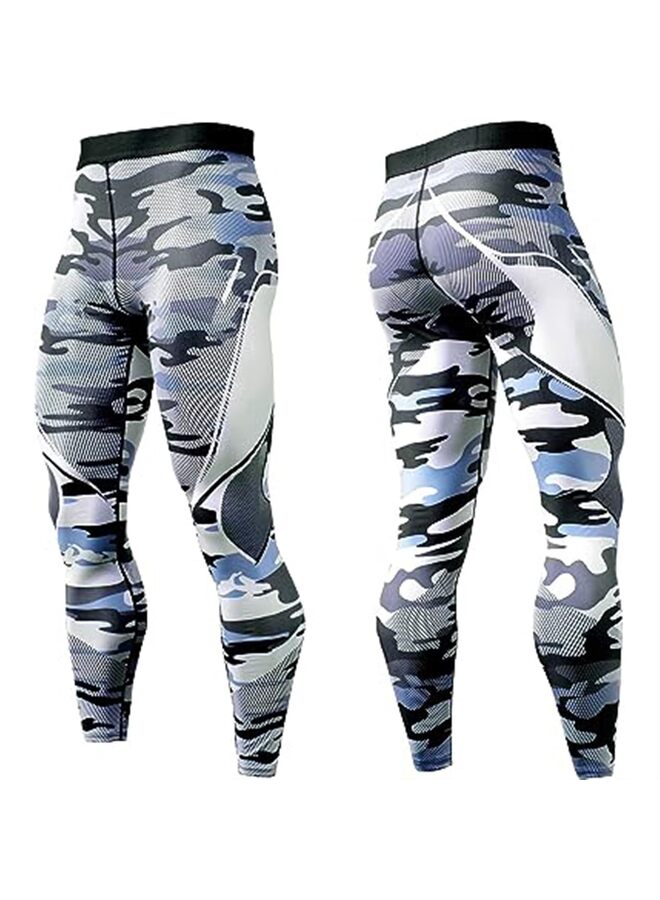 SHOP Compression Pants Men Running Tights 2 Pack Gym Yoga Leggings for Athletic Workout, Smooth and Ultra-Soft Fabric (XXL) - Image 5