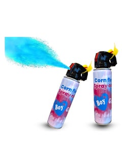 Generic 2 Pcs Of Boy Gender Reveal Biodegradable Confetti Extinguisher Powder Spray  For Baby Shower  - Image 1
