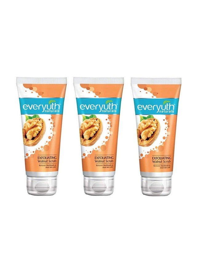Everyuth Naturals Exfoliating Walnut Scrub with nano Multi Vit A 50g Pack of 3 - Image 1