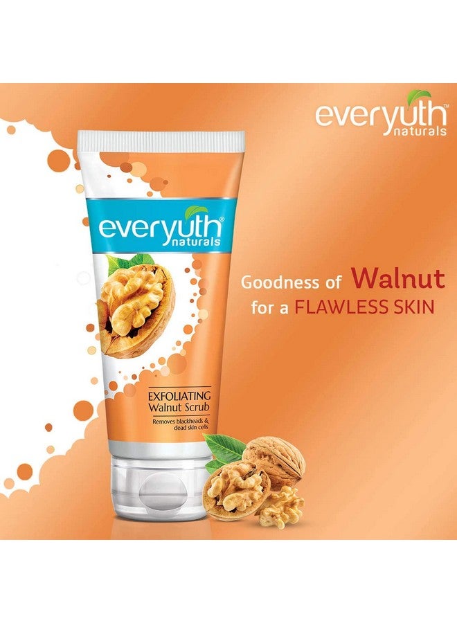 Everyuth Naturals Exfoliating Walnut Scrub with nano Multi Vit A 50g Pack of 3 - Image 2
