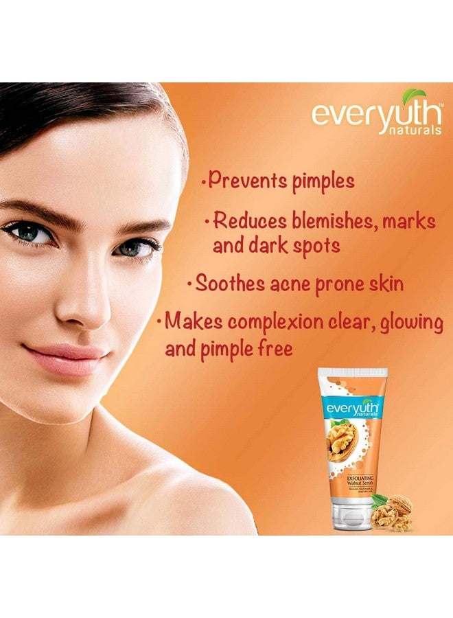Everyuth Naturals Exfoliating Walnut Scrub with nano Multi Vit A 50g Pack of 3 - Image 3