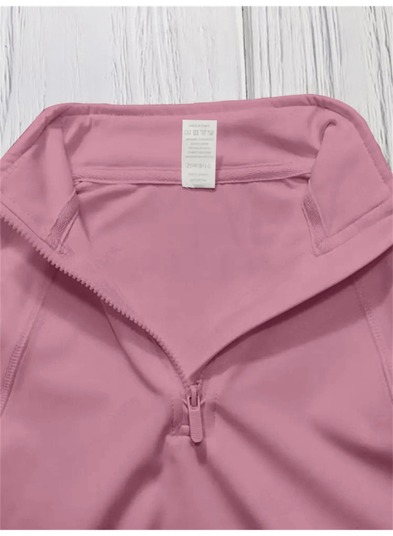 general Zipper Equestrian T-Shirts Girls Long sleeve Sport Horse Riding Clothes Breathable Tops Girl Trainning Competition Blouse - Image 4