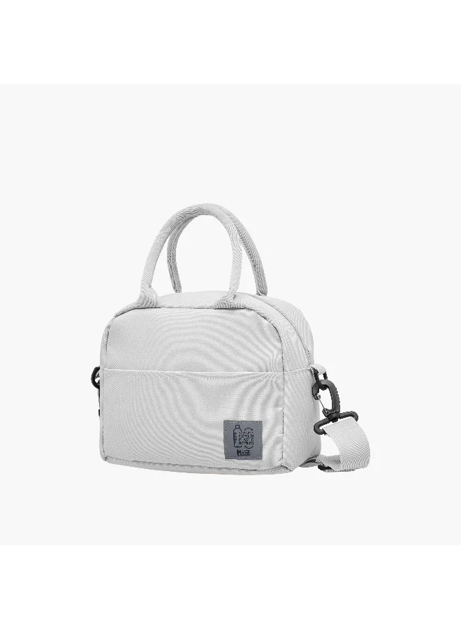 ماست Lunch Bag-Sustainable-1 Cmprt-6L (Rpet Pu) Grey \ 21.5?17.5?14.5