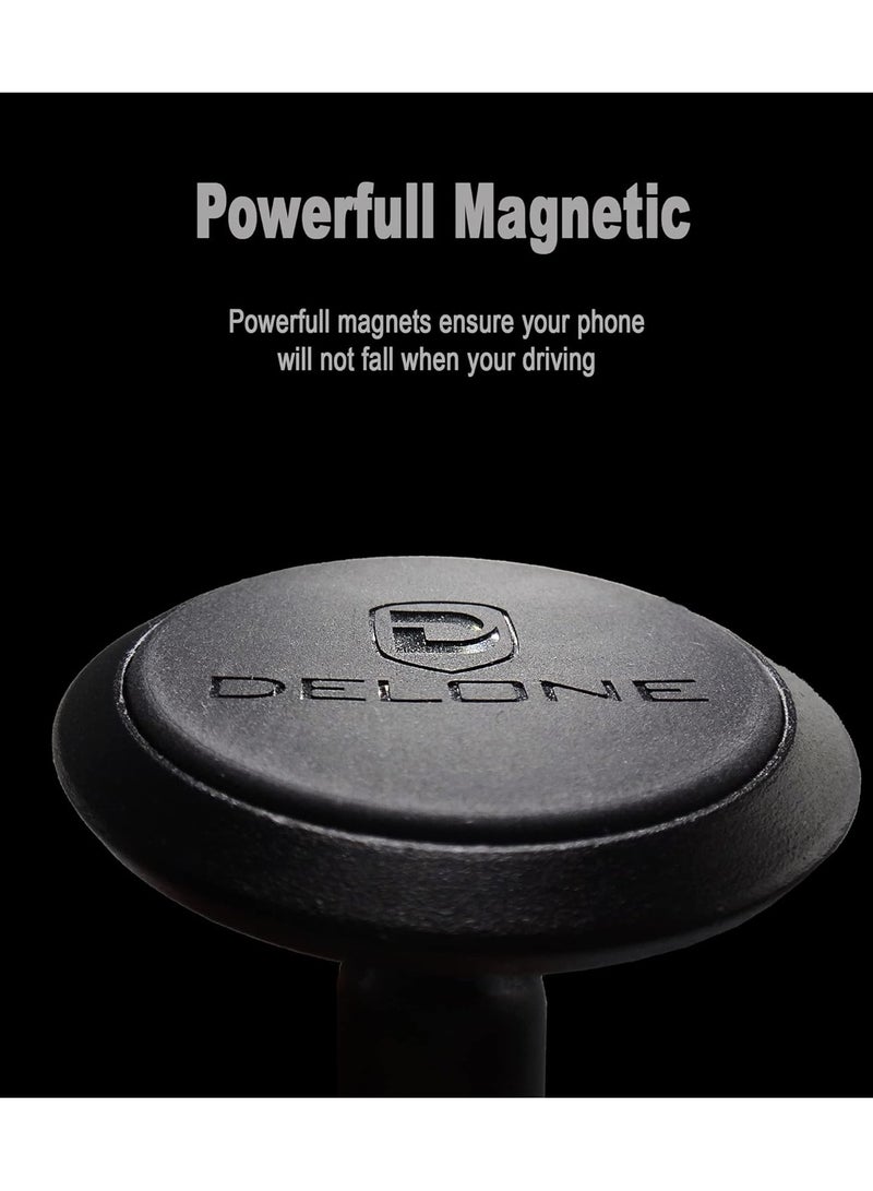 Delone Magnetic Car Phone Holder Compatible with iPhone 14 Pro/14 Pro Max/13Pro Max/iPhone 13/iPhone 12/11/XR, Samsung S22Ultra/S9/S8/A70, Huawei, Google Pixel 7 Pro, OnePlus - Image 5