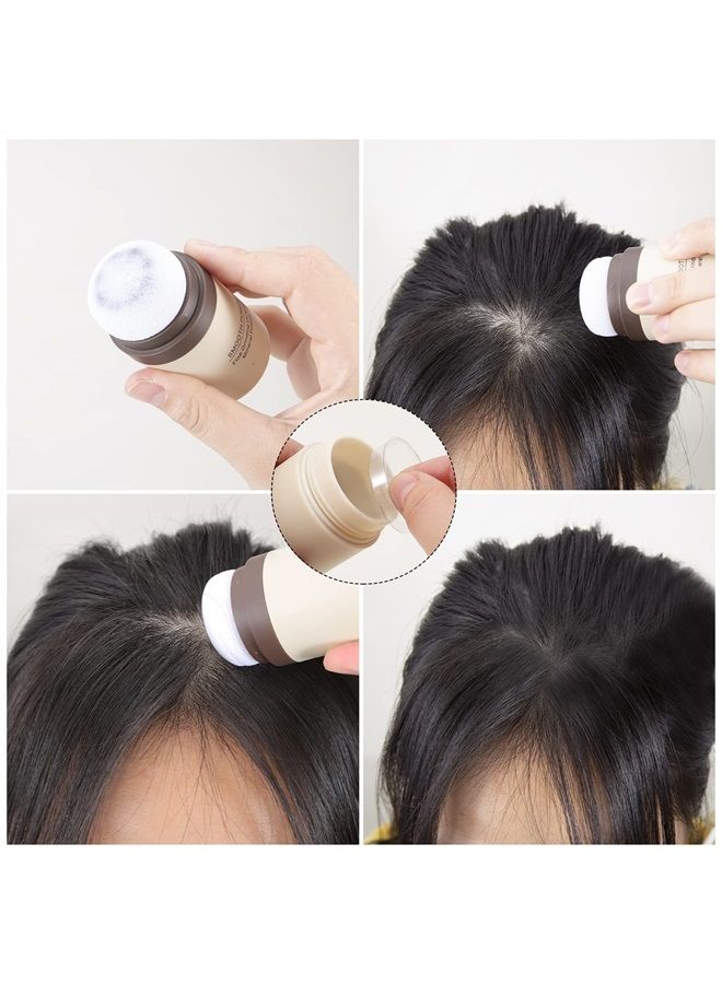 Boobeen Hair Powder for Thin Hair, Root Touch Up Powder Hair Shadow Cover Hair Loss Instantly, Hairline Powder for Women Men - Image 3