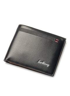 NIBEMINENT Faux Leather Wallet Black 