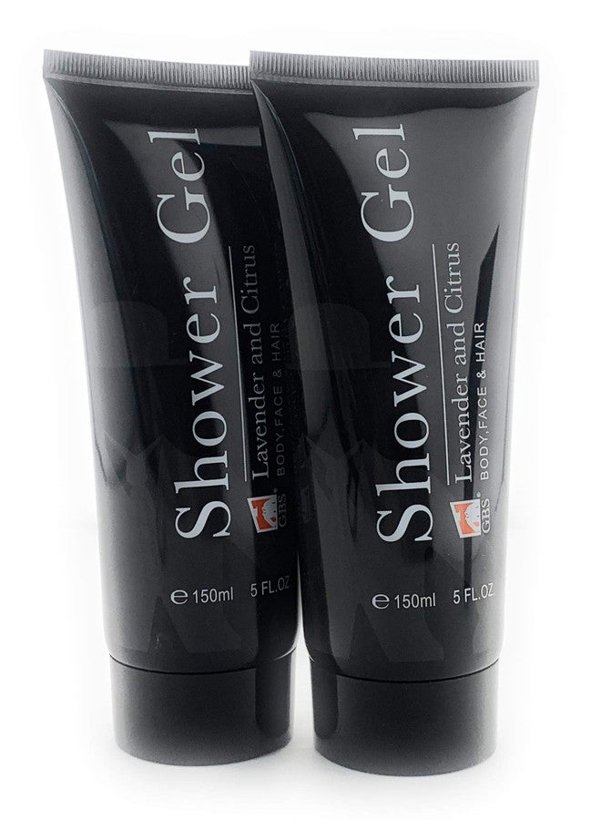 G.B.S Lavender & Citrus Shower Gel & Body Soap Wash for Men and Women for Daily Base Use 3 in 1 For Body, Face, Hair- For all Skin Types, Extra Fresh, Maximum Hydration Pack of 2 (150ML Each) - Image 1