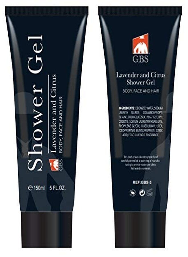 G.B.S Lavender & Citrus Shower Gel & Body Soap Wash for Men and Women for Daily Base Use 3 in 1 For Body, Face, Hair- For all Skin Types, Extra Fresh, Maximum Hydration Pack of 2 (150ML Each) - Image 2