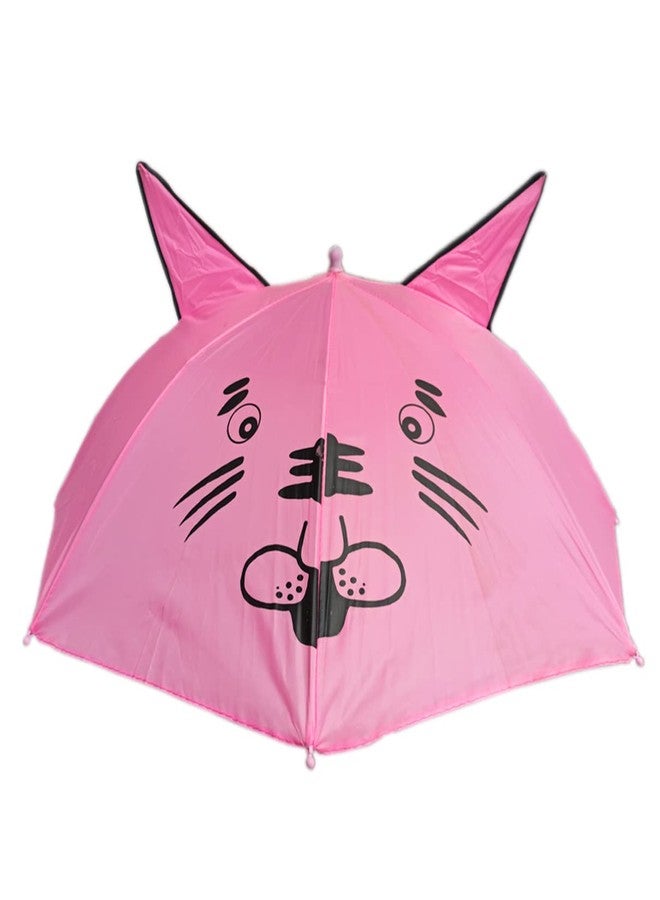Dark Moon Umbrella for Kids Girls Stylish Kids Umbrella for Boys 5 years Hat & Ear Kids Umbrella Combo (Pack of 2) - Image 4
