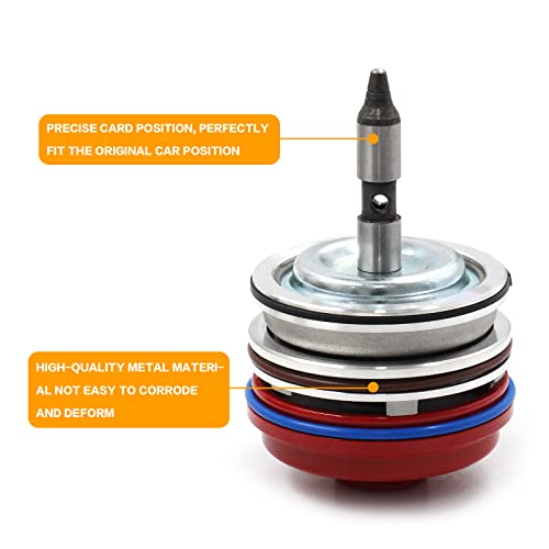 LVOUP High Performance Servo Piston Assembly with Cover & Snap Ring Compatible with Corvette 700R4 4L65E 4L70E 4L60E 1982-2014 Red - Image 2