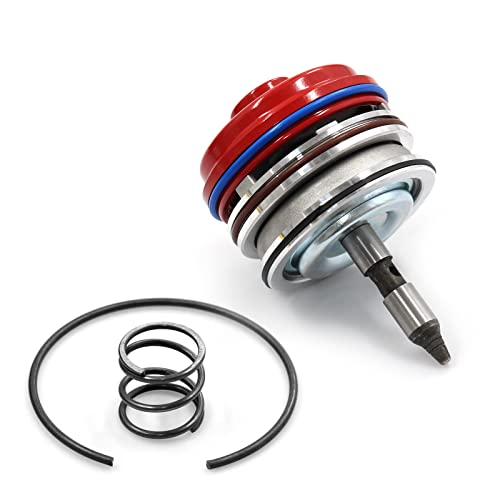LVOUP High Performance Servo Piston Assembly with Cover & Snap Ring Compatible with Corvette 700R4 4L65E 4L70E 4L60E 1982-2014 Red - Image 1