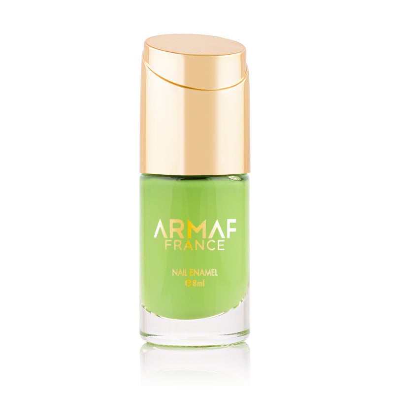 Armaf France Glitter Nail Enamel 8ml, Greenland, Long Lasting Nail Polish, Shimmer Finish High Shine, Quick Dry Resistant Nail Colour, Long Lasting, Lightweight & Non Sticky, Best For Every Outfit