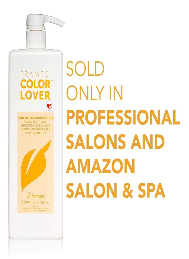 Framesi Color Lover Curl Define Conditioner, Conditioner for Curly Hair with Quinoa, Color Treated Hair - Image 5