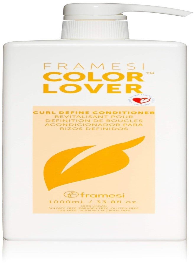 Framesi Color Lover Curl Define Conditioner, Conditioner for Curly Hair with Quinoa, Color Treated Hair - Image 1