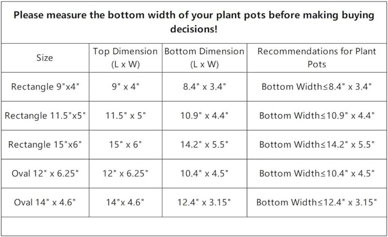 Idyllize Store Rectangular 5 Pieces of 9 by 4 Inch Clear Thick Plastic Heavy Duty Sturdy Plant Saucer Drip Trays for pots, Window Sills and Window Shelf (8.5"x3.5") - Image 5