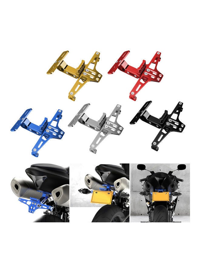 NIBEMINENT Motorcycle License Plate Bracket with LED Lights  - Image 2