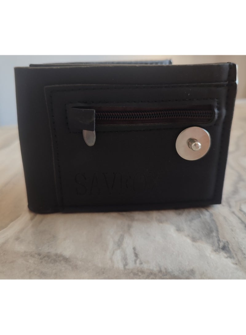 محفظه جلد رجالى أسود اللون - Image 3