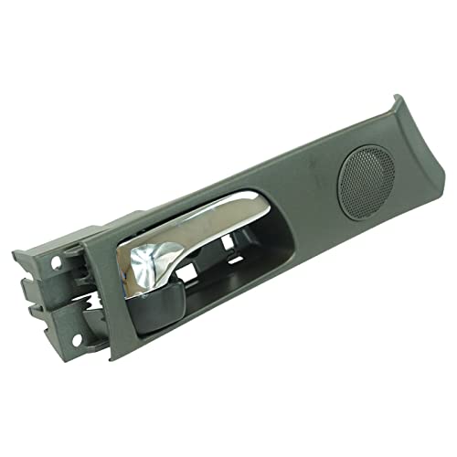 TRQ Front Right Interior Door Handle Chrome & Black Passenger Side Compatible with 2002-2003 Lexus ES300 2004-2006 ES330 - Image 1