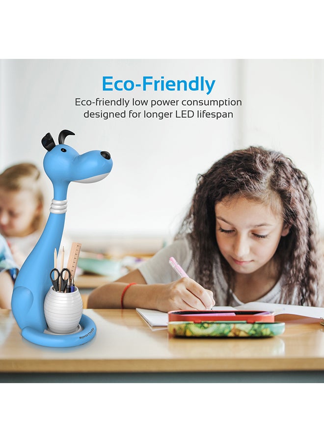 PROMATE Kids Night Light, Portable Pen-Holder Touch Sensitive LED Night Light with 3 Level Dimmable Reading Light, 3 Colour and Eye Safe Soothing Light for Studying, Reading, Table, Home Blue - Image 5
