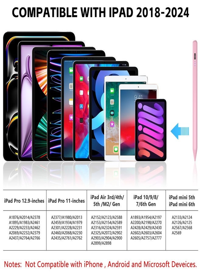 TaIYanG Stylus Pen for iPad Pencil with Palm Rejection,Stylus Pencil for Apple iPad Pro 11/12.9, iPad 10th/9th/8th/7th/6th Gen, iPad Air 5th/4th/3rd Gen for Painting Sketching Doodling - Image 2