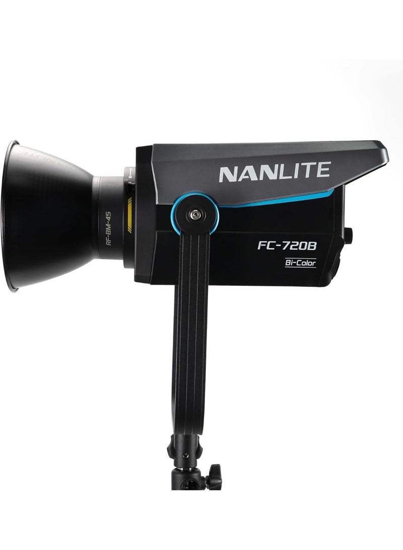نانليت مصباح FC-720B LED (Spot Light) ثنائي اللون بقدرة 750 واط، مع إمكانية تعديل درجة حرارة اللون وقاعدة تثبيت من نوع Bowens. - Image 3