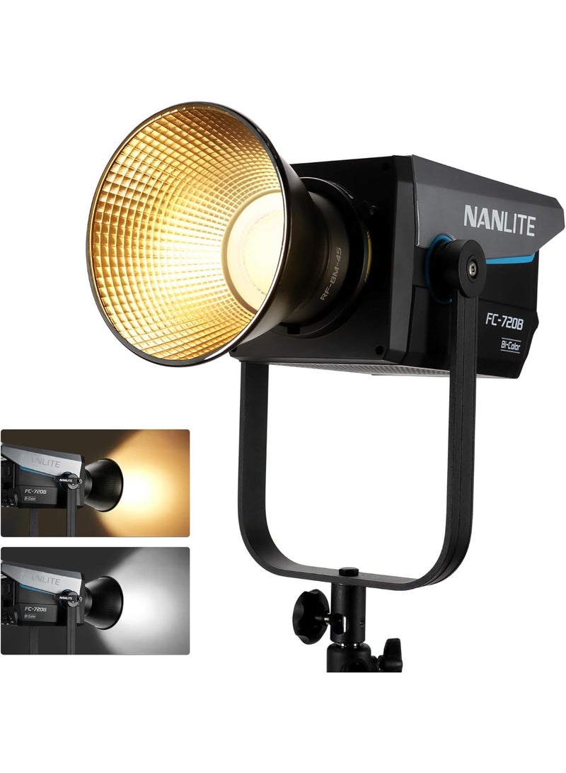 نانليت مصباح FC-720B LED (Spot Light) ثنائي اللون بقدرة 750 واط، مع إمكانية تعديل درجة حرارة اللون وقاعدة تثبيت من نوع Bowens. - Image 5