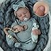 SCOM Realistic Reborn Baby Dolls 18 Inch Real Life Baby Girl Lifelike Doll with Weighted Body Newborn Baby Boy with Full Vinyl for Kids Age 3 4 5 6 Gift - Image 3