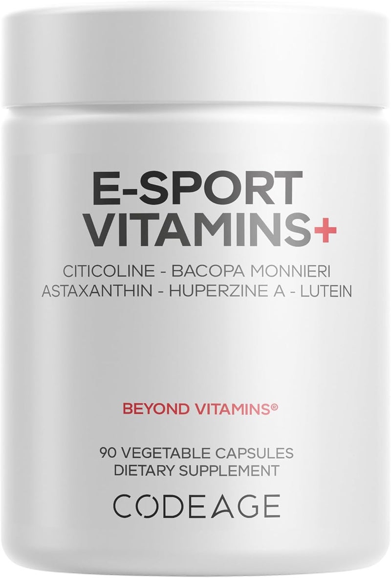 Codeage E-Sport Vitamins for Gamers, 90 Capsules - Image 1