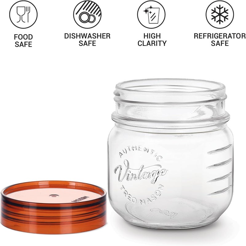 Treo Vintage Glass Jar Set with Airtight Lid - Image 3
