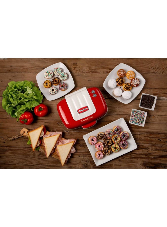 أريتي 700W Multifunction Sandwiches and Cookies Maker Red 11 x 22 x 27 cm 00C197200ARAS 700 W 00C197200ARAS - Image 5