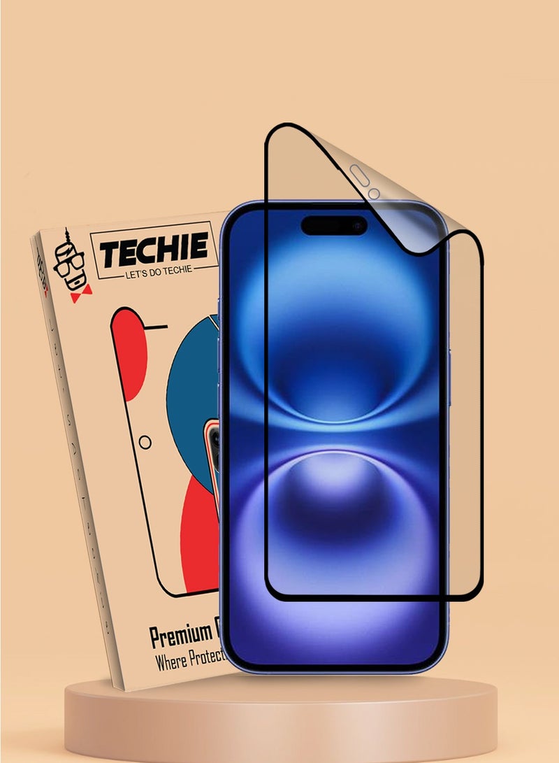 Techie 9D Matte Ceramic Screen Protector Film for Apple iPhone 16 Plus/ 15 Plus / 14 Pro Max 6 .7 Inch – Smooth Feel Anti Fingerprint Bubble Free - Image 1