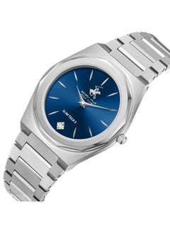 BEVERLY HILLS POLO CLUB BEVERLY HILLS POLO CLUB BP3668X.390 Women's Analog Display Watch & Metal Strap Silver  - Image 2