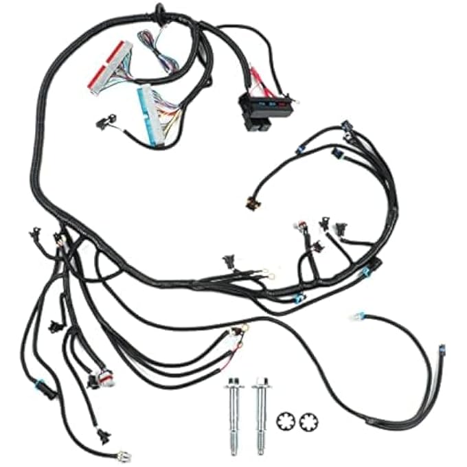 Keenso Engine Injector Wiring Harness Automotive Stand Alone Wire Harness T56 Dbc Drive By Wire For Ls Engine 48 53 60 - Image 1