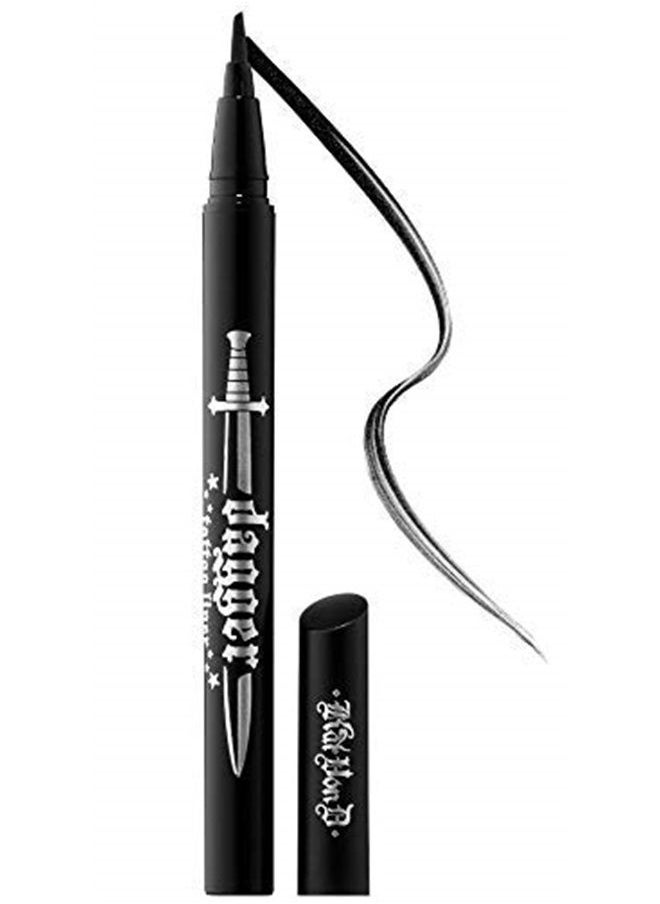 Kat Von D - Dagger Tattoo Liner Waterproof Liquid Eyeliner Trooper Black - Image 1