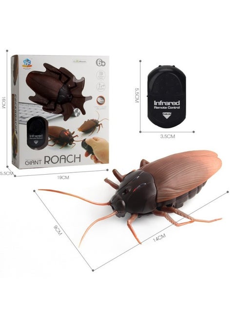 Remote Controlled Toy Reptiles 45 Styles Simulation Prank Animals Interactive Handheld Controller Plastic Material For All Ages-Color:9916 Infrared Remote Control Cockroach 124g-Specifications:Support Tagging
