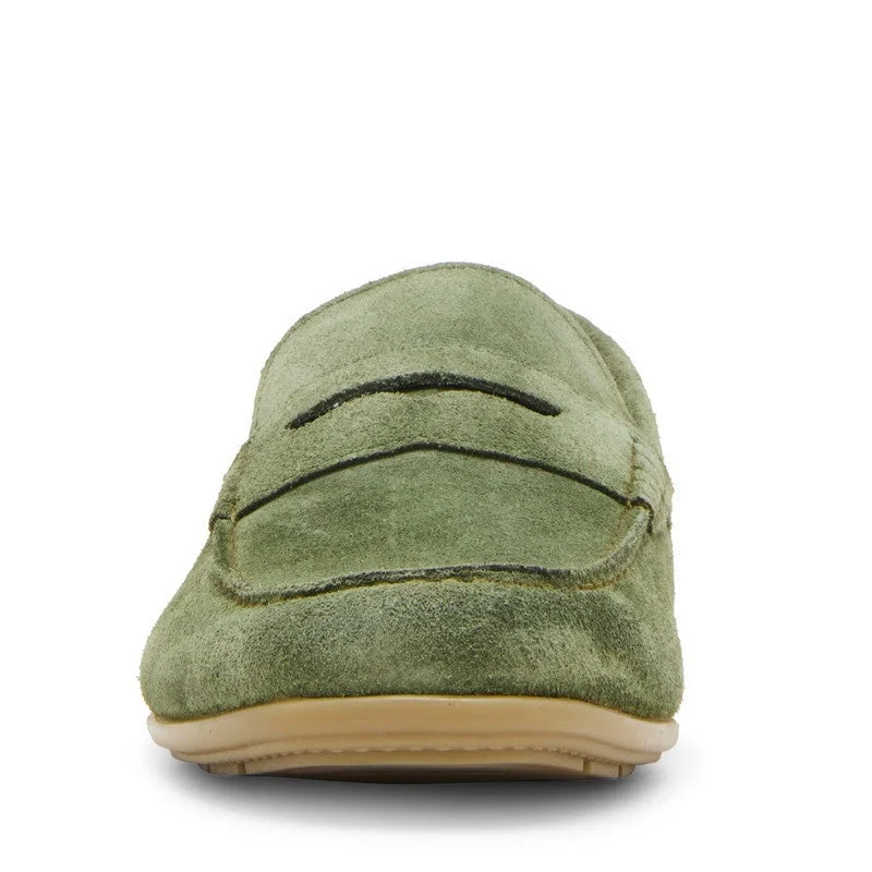STEVE MADDEN Piercce Men's Green Slip-Ons