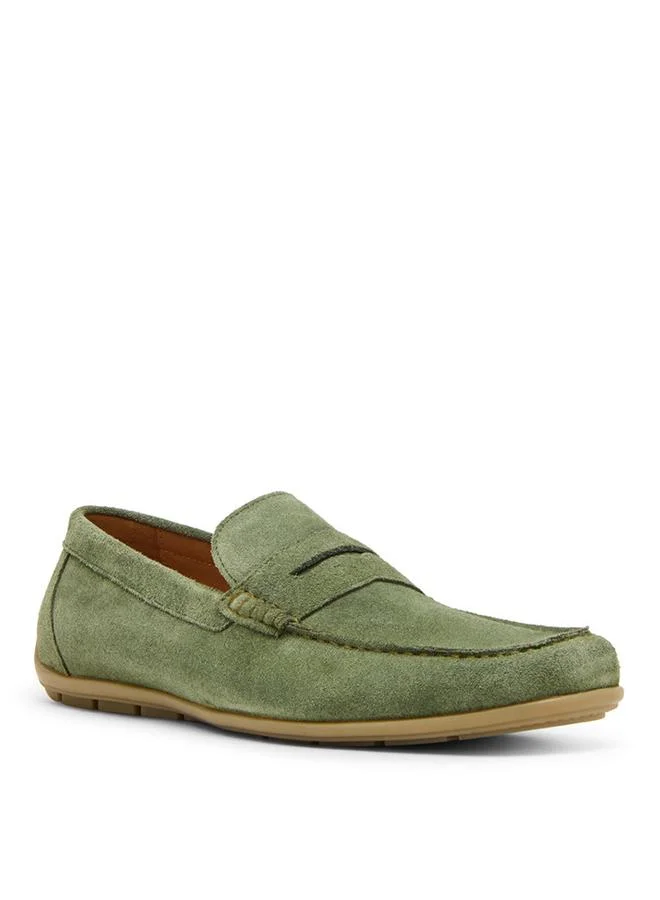 Piercce Green Men's Slip On Casual Shoes