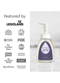 puracy Natural Foaming Hand Soap, Antibacterial Moisturizing Hand Wash, Lavender & Vanilla, 251ml, 8.5 Ounce (Pack of 3)  - Image 4