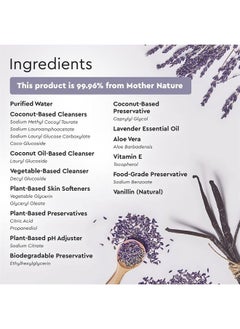 puracy Natural Foaming Hand Soap, Antibacterial Moisturizing Hand Wash, Lavender & Vanilla, 251ml, 8.5 Ounce (Pack of 3)  - Image 5