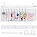 aimpiwt 10 Pack Clear Doll Clothes Storage Bags with Hanging Rod Hooks Compatible with Labubu Clothes PVC Transparent Organizer Set for Dolls SpaceSaving Wardrobe System - Image 2