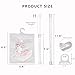 aimpiwt 10 Pack Clear Doll Clothes Storage Bags with Hanging Rod Hooks Compatible with Labubu Clothes PVC Transparent Organizer Set for Dolls SpaceSaving Wardrobe System - Image 4