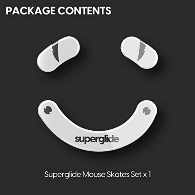 Gaming mouse feet for competitive play, made with ultra-strong flawless glass, black, fastest and smoothest glide with extreme durability - Image 5